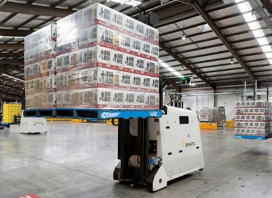 AGV deployed by Lion Beer Australia