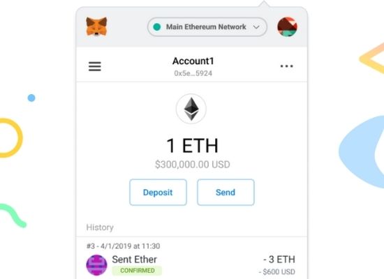 Metamask, Digital Crypto Wallet