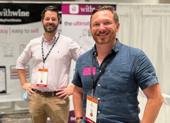 Founder, Richard Owens and General Manager, Ben Copeman-Hill, of WithWine